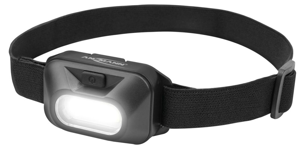 ANSMANN batteriebetriebene Kopflampe Stirnlampe mit 125 Produktbild 