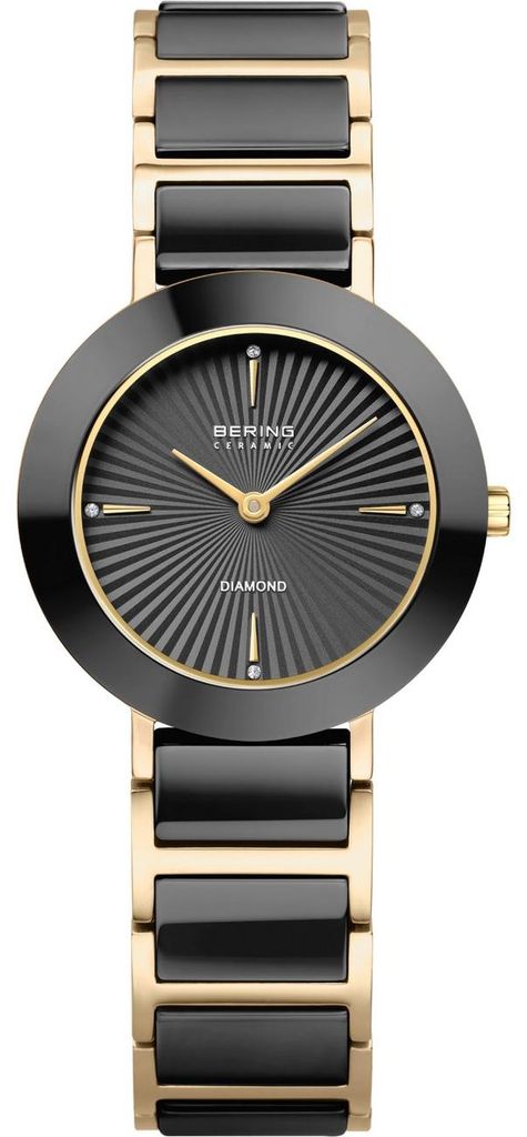 Bering 11429-732 Damenuhr, Edelstahl\Keramik, Schwarz Produktbild 
