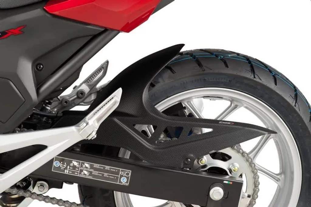 Garde-boue arrière Puig Noir ABS résistant pour Honda NC700X et S