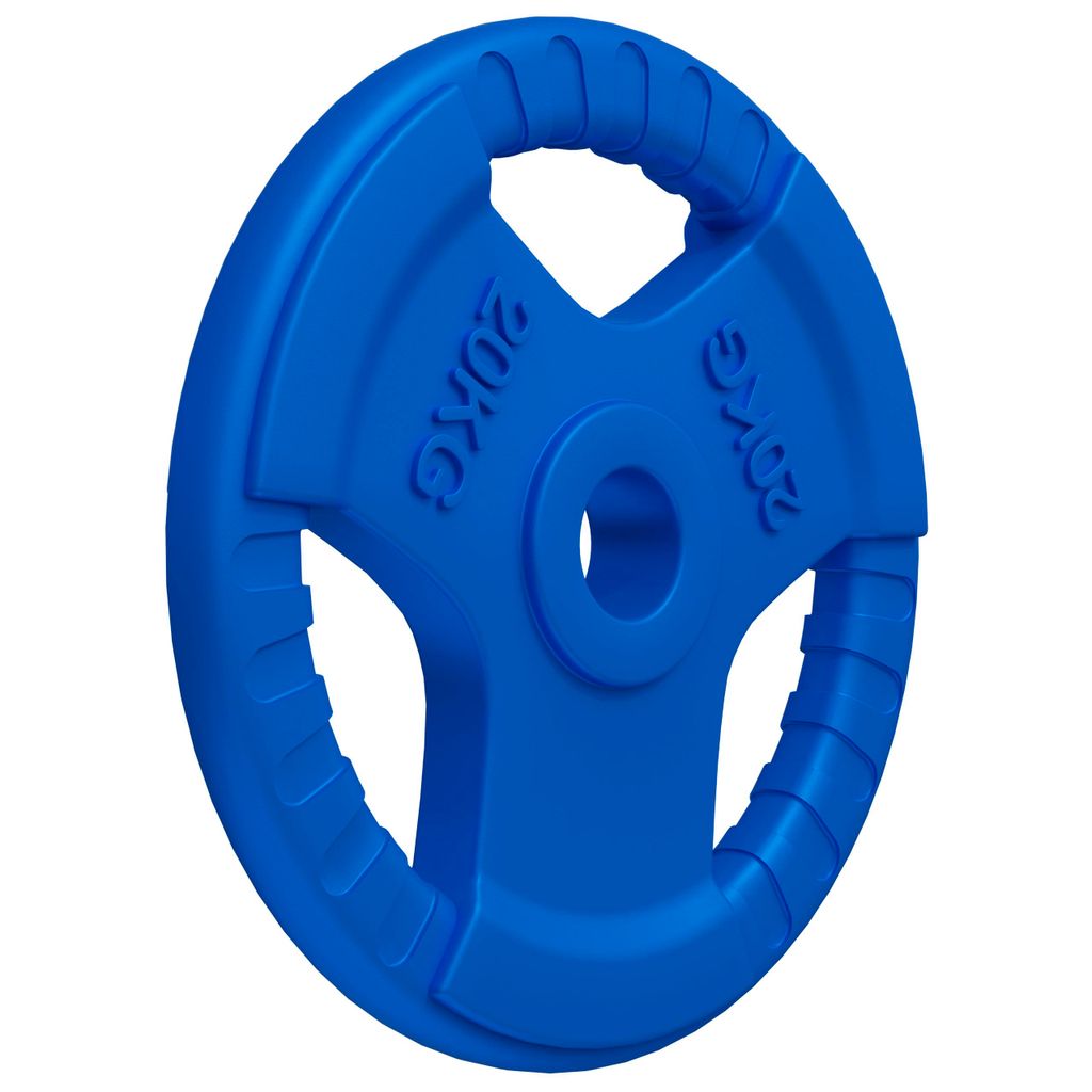 GORILLA SPORTS Hantelscheiben - Einzeln 1,25-25kg / Set 30kg, 50mm, Gripper, Guss, Gummi - Gewichtsscheiben, Olympia Gewichte, Langhantel, Hantel