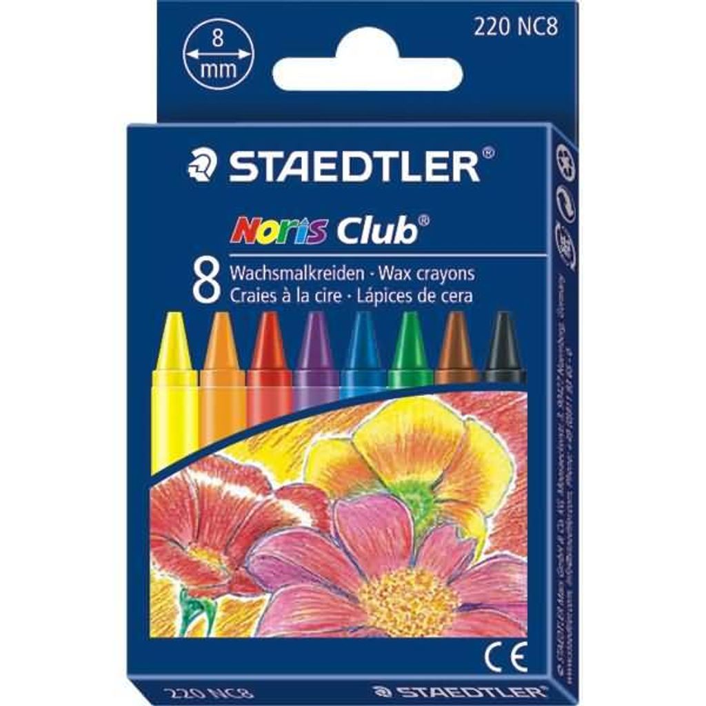 Staedtler Wachsmalkreide 8mm 8St.