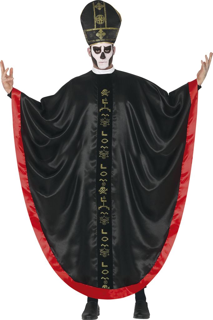 Strašidelný kostým Satan kardinál Halloween 2026 Obrázek produktu 