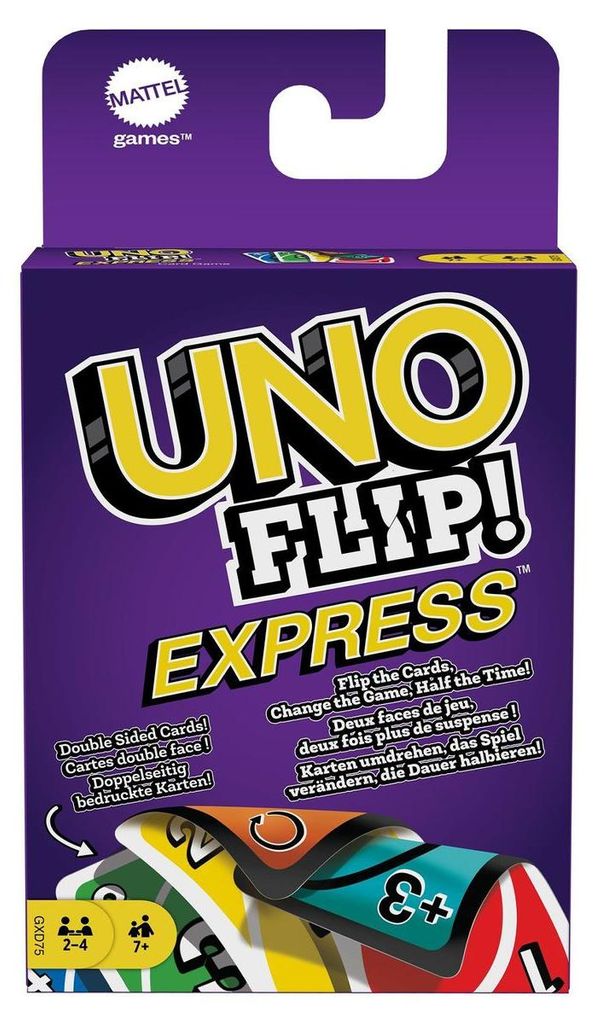 Mattel GXD75 - Mattel Games - UNO Flip ! Express - Jeu de Image du produit 