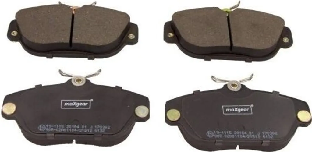 Plaquettes de frein avant MAXGEAR 19-1115 haute friction - Volvo S90 V90