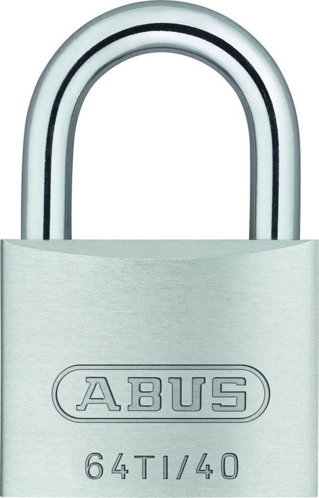 ABUS 64TI/40, Herkömmliches Vorhängeschloss, Tastensperre, Produktbild 