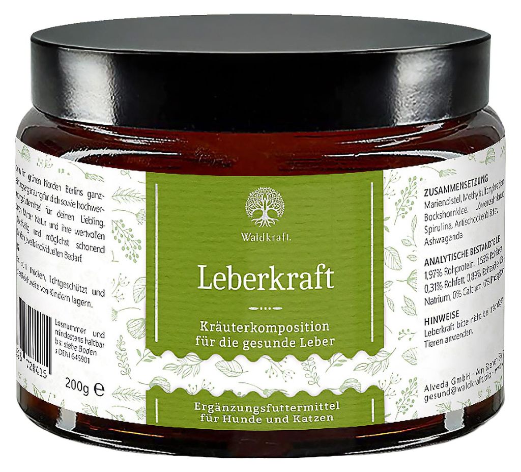 Waldkraft Leberkraft – Kräutermischung für Hund & Katze