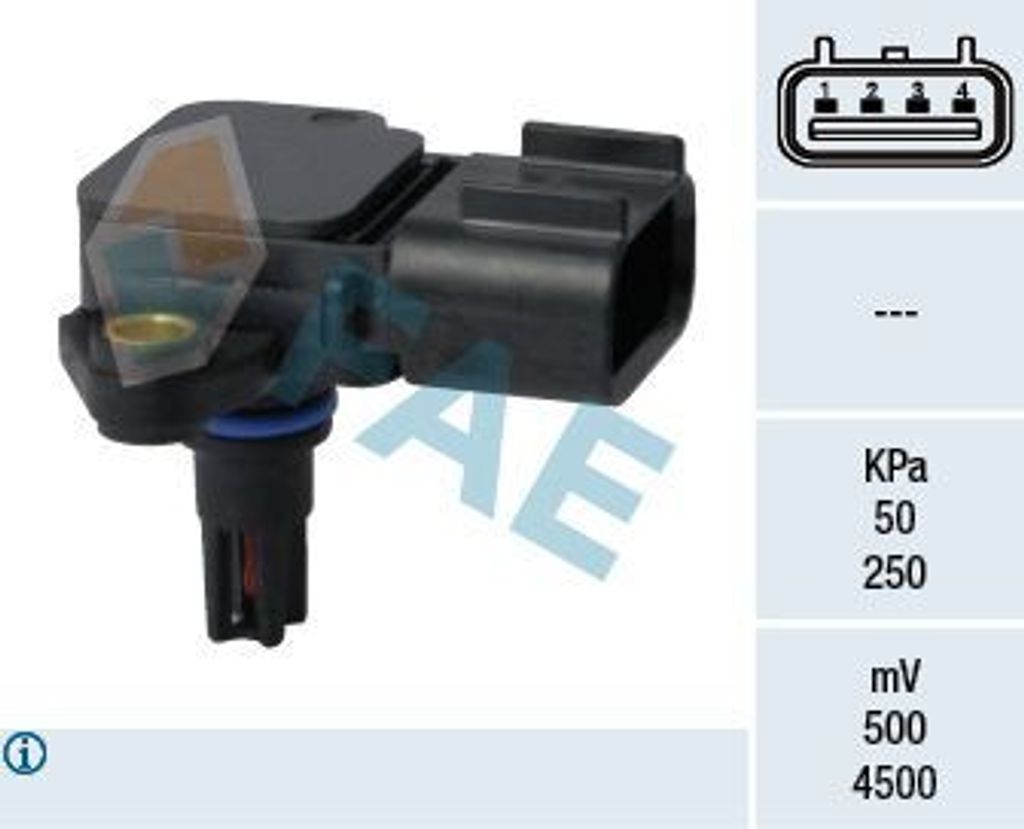 FAE 15069 Ladedrucksensor für FORD MONDEO III Kombi (BWY) Saugrohr