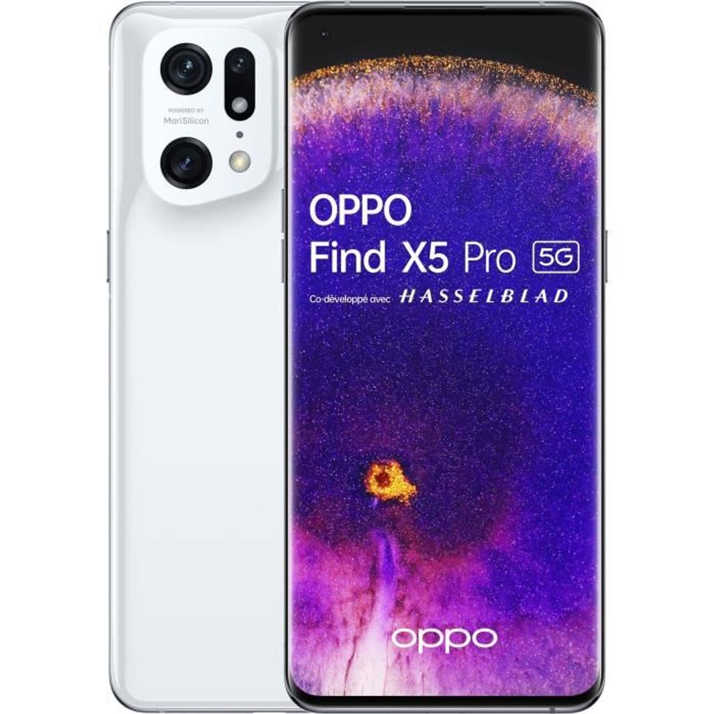 OPPO Find X5 Pro 5G 12 GB RAM + 256 GB Weiß Produktbild 
