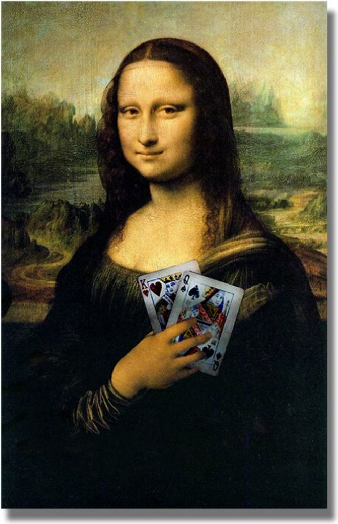 TPFLiving Kunstdruck LW-514 (OHNE RAHMEN) Poster - Leinwand - Wandbild - Hochauflösender Giclée-Druck, langlebig und hochwertig - Da Vinci - Mona...