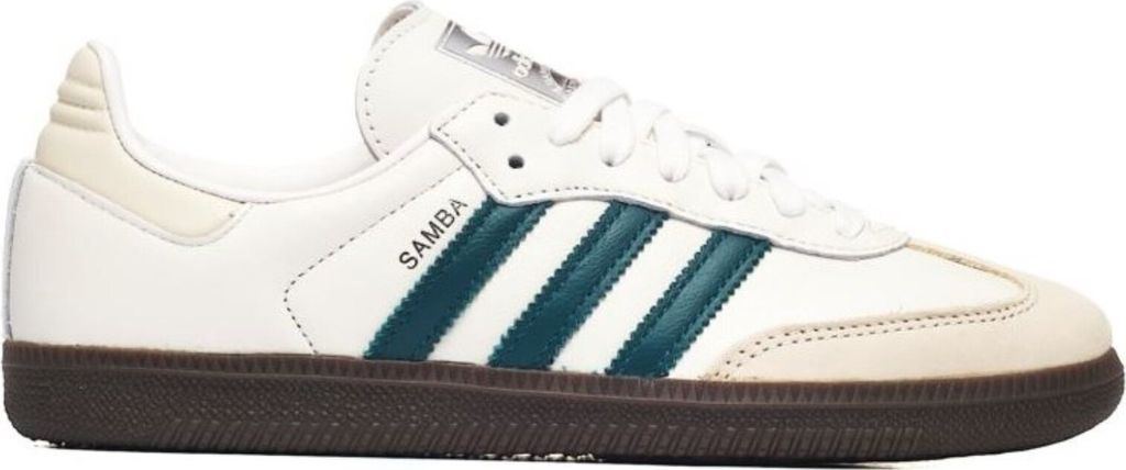 Adidas Samba OG Cloud White Cream Green Sneaker Turnschuhe Spezial Gazelle - 38 2/3