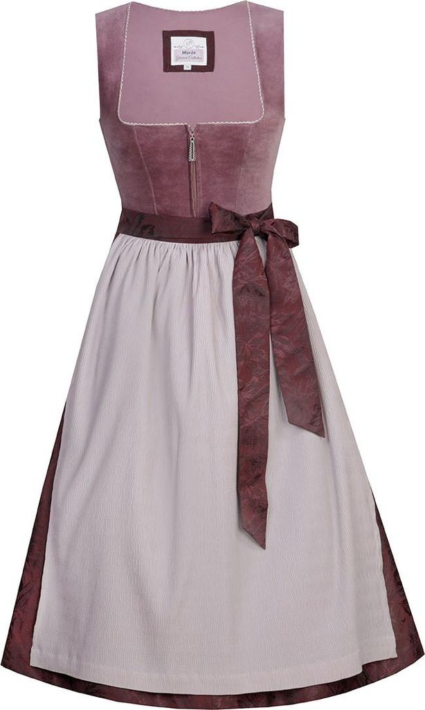 Dirndl Irsee 70cm Länge traube 40 Produktbild 