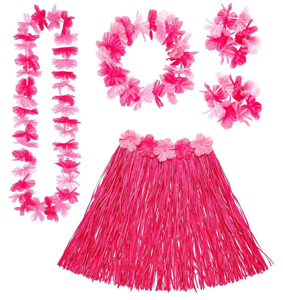 WIDMANN Accessoire Set Hawaii rosa Produktbild 