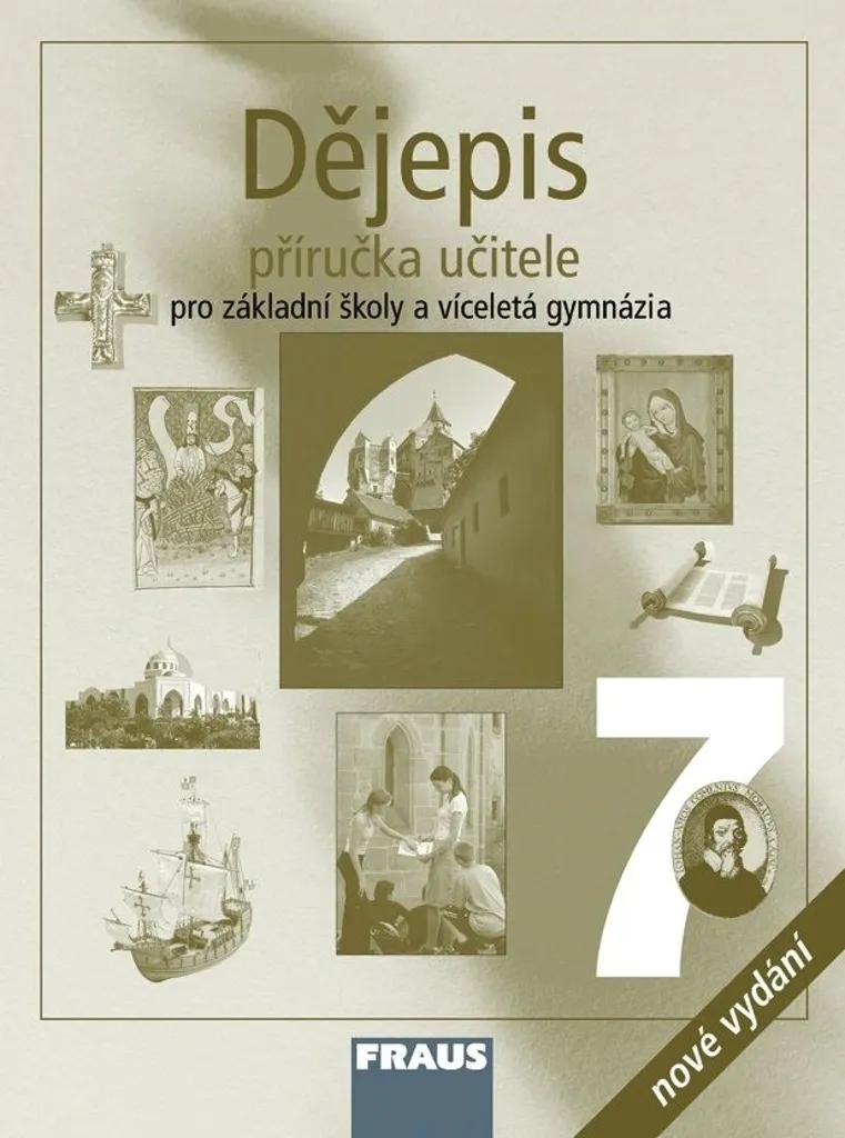 Livre Scolaire Histoire Dějepis 7 avec Couverture Souple en Polyuréthane