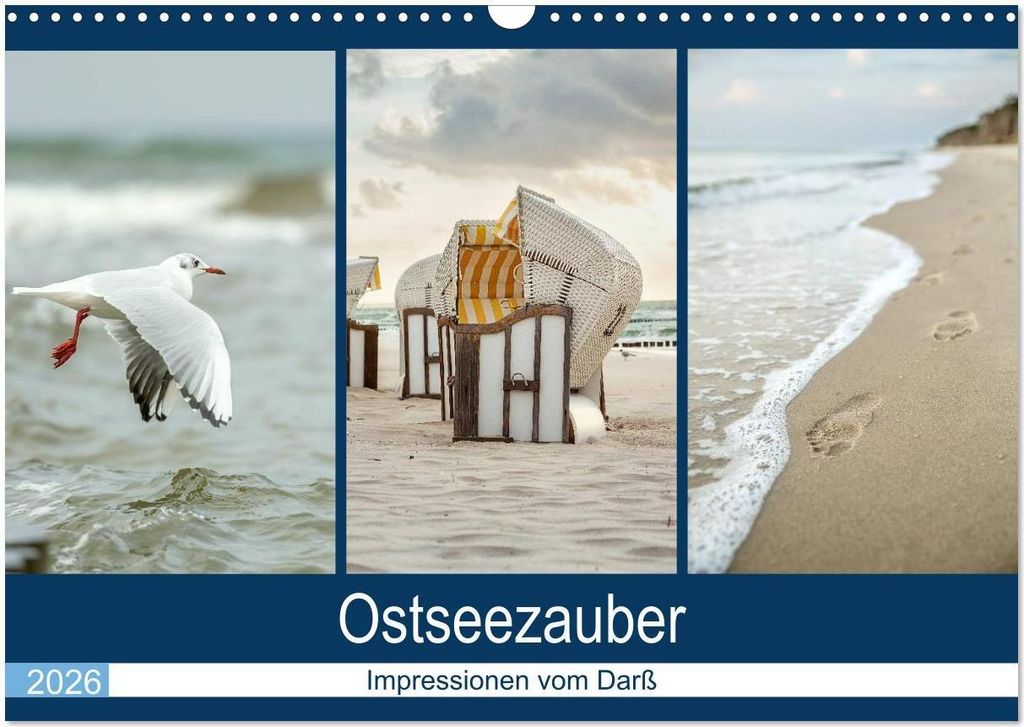 Ostseezauber (Wandkalender 2026 DIN A3 quer), CALVENDO Monatskalender