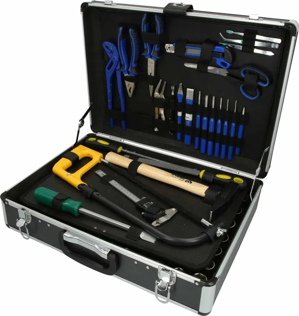 Mallette de maintenance universelle 143 pièces pour atelier et maison