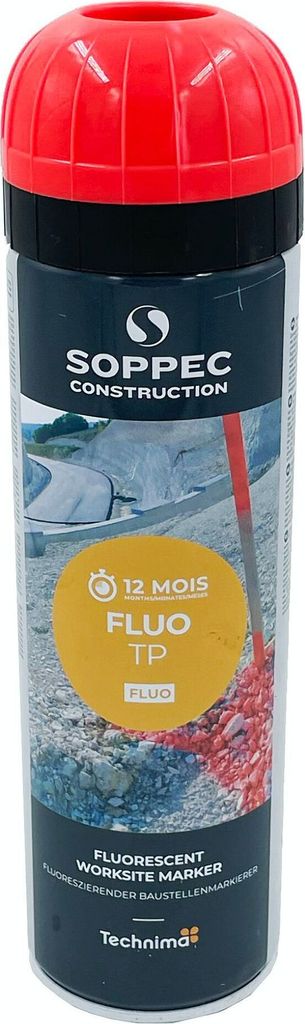 Markierungsspray 'FLUO-TP' Neon-Rot, 500 ml