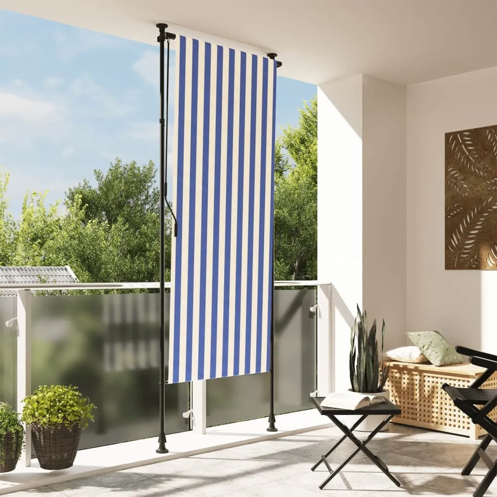 Occasione Tenda da Sole Esterna 100x270 cm - BEI CLORIS Blu/Bianca