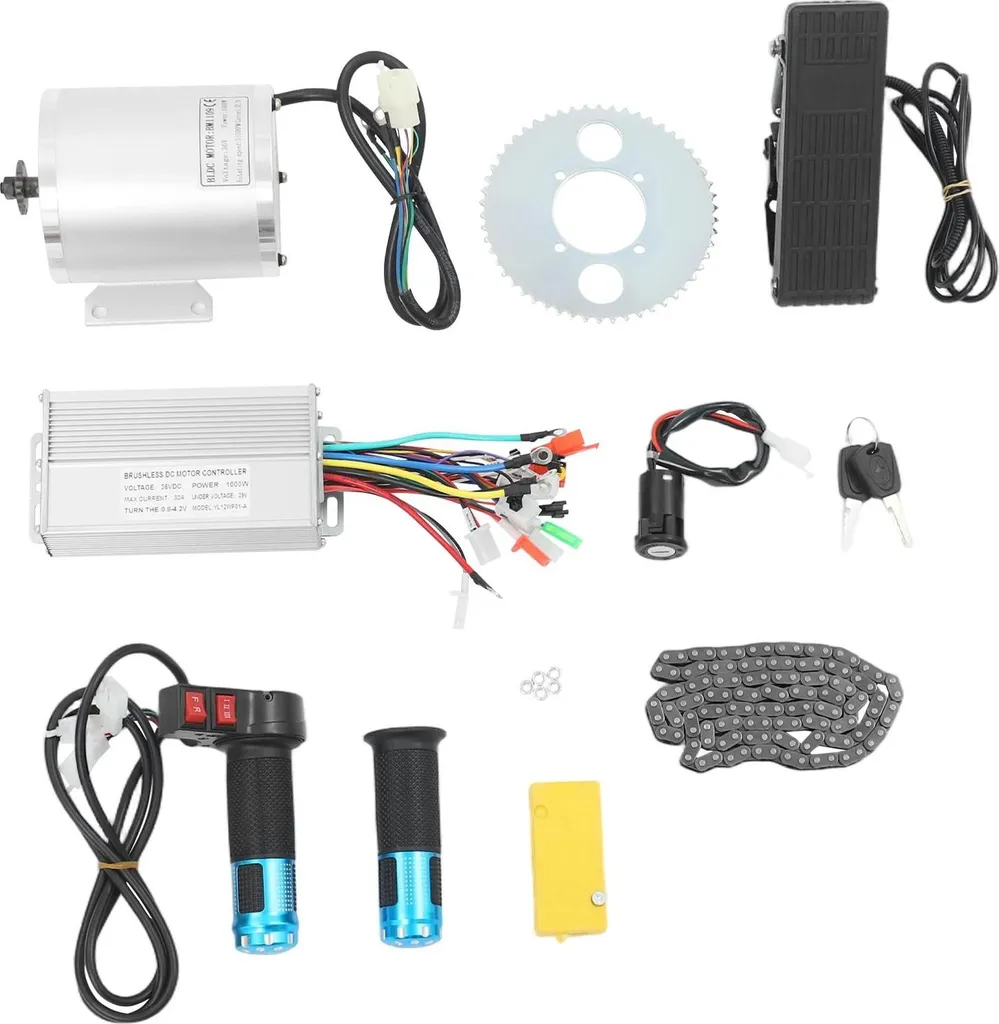 Moteur Électrique 36V 1000W Brushless et Kit de Conversion Mini-Scooter