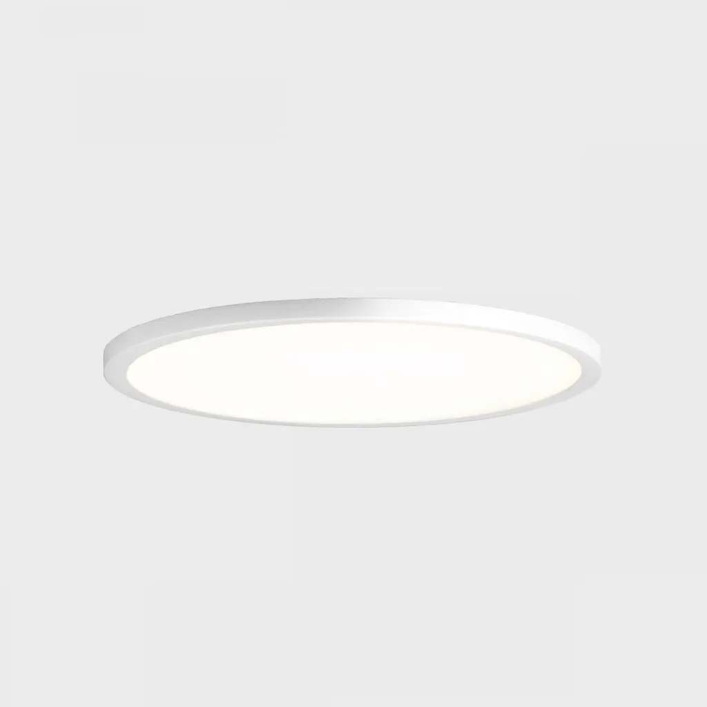 Luminaire encastré DALI DISC SLIM 24W 3000K blanc au design circulaire