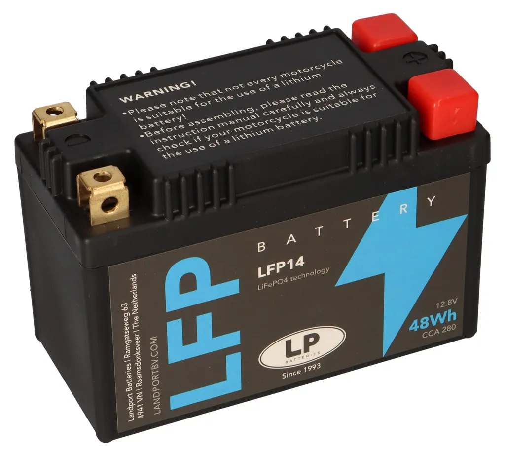 Batterie ML LFP14 LiFePO4 12,8V 48Wh : Dites adieu aux Pannes Moto