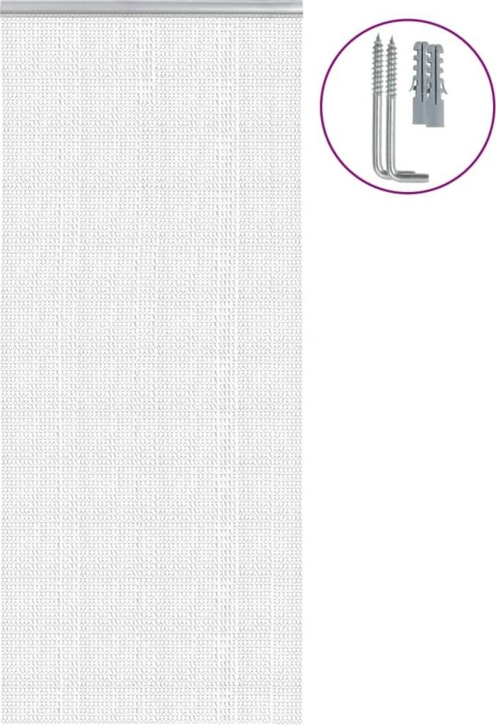 Türvorhang aus Ketten 90x212 cm Aluminium