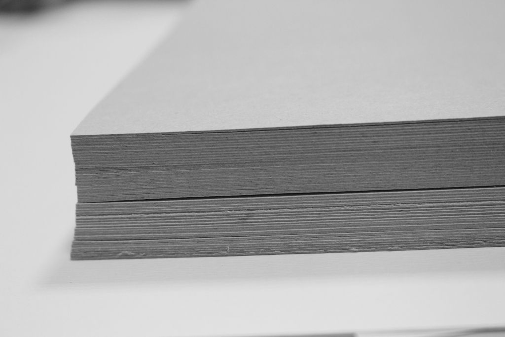 50 Stück Graukarton Format DIN A4-0,5mm starke Graupappe Bastelpappe 