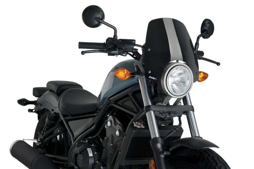 PUIG 3829N New Generation Sport passend fuer HONDA CMX 500 REBEL Schwarz
