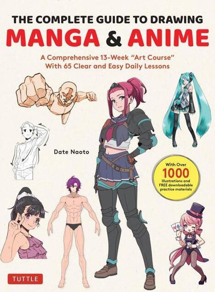 Complete Beginners/drawing Manga & Anime – Lingua: Inglese