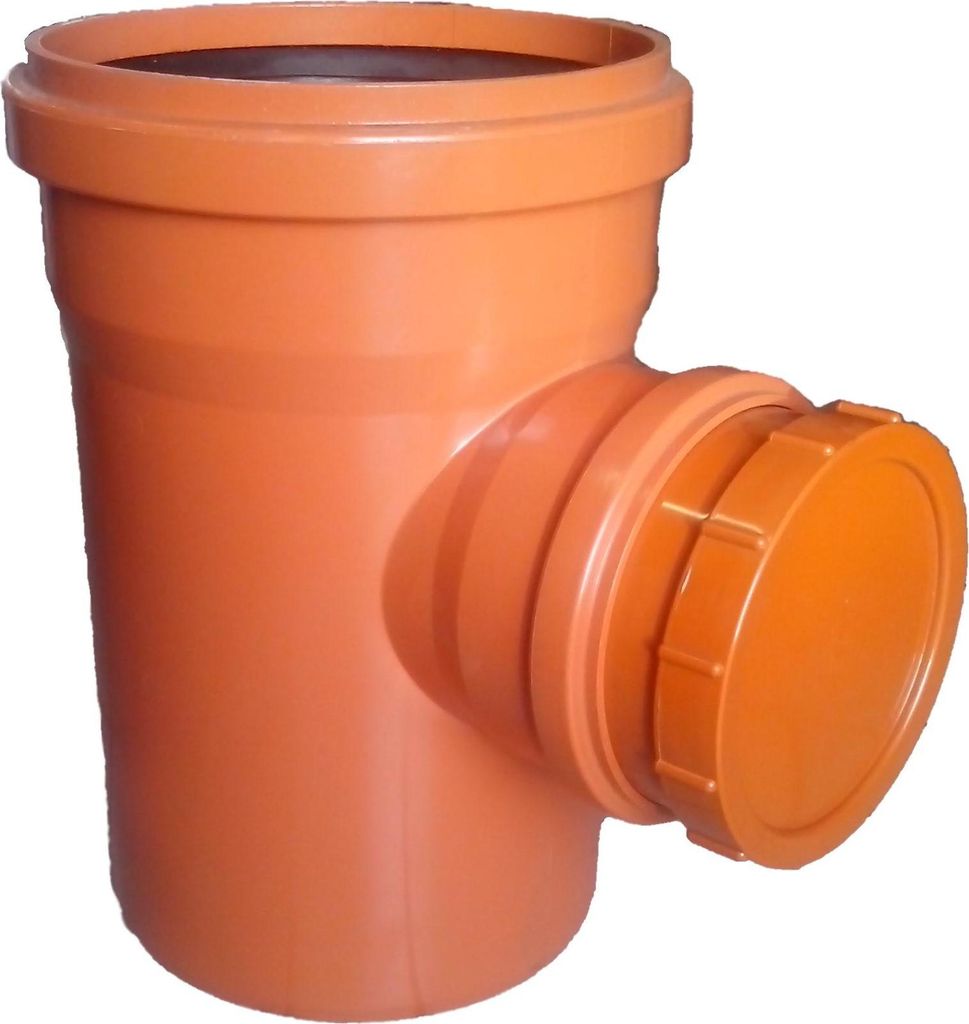 KG Reinigungsrohr DN 250 mit runden Deckel KGRE