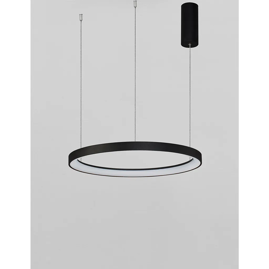 Lustre suspension LED réglable Nova Luce Pertino pour salle à manger chic