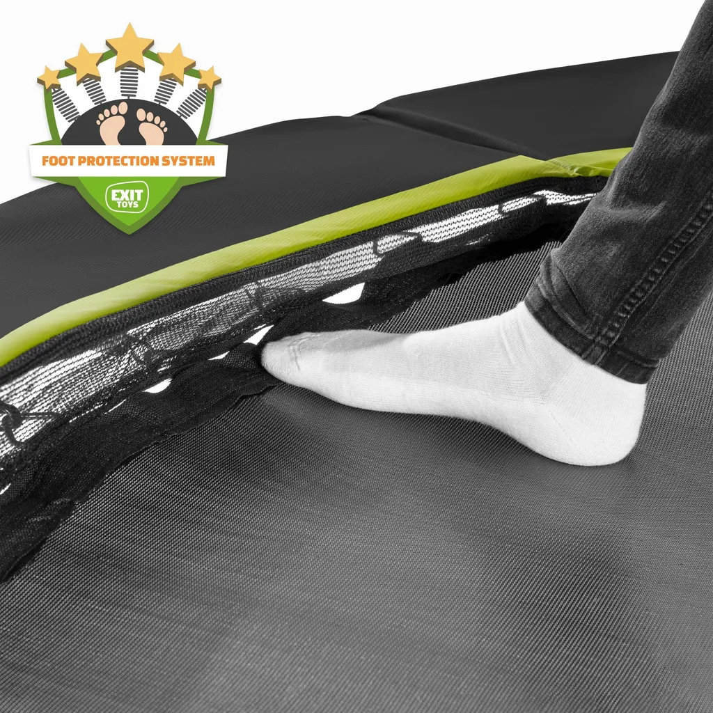 Trampoline enterré discret EXIT Silhouette ø427cm anti-chute - 2