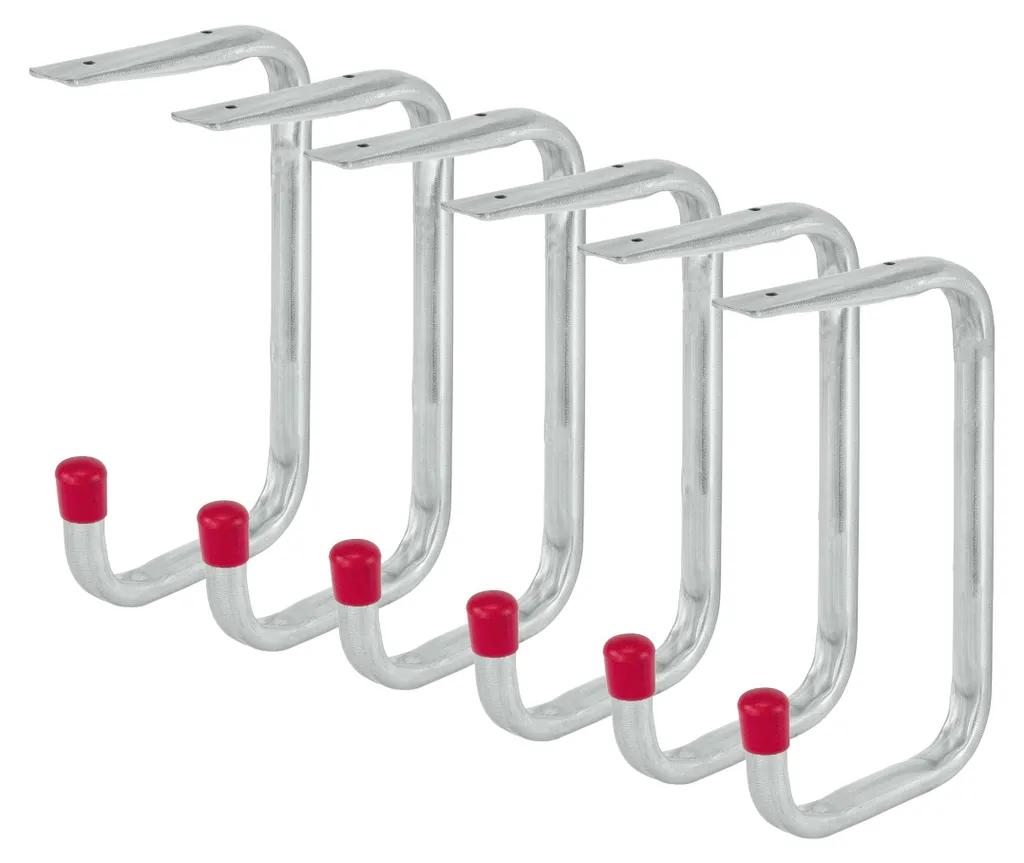 Crochets pour Outils Résistants aux Intempéries - Acier Traité Lot de 6