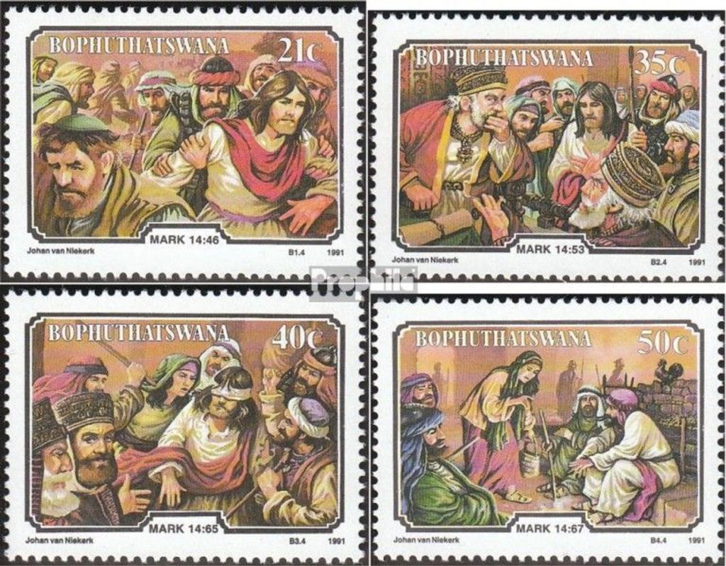 Briefmarken Bophuthatswana 1991 Mi 261-264 (kompl.Ausg.) postfrisch Ostern
