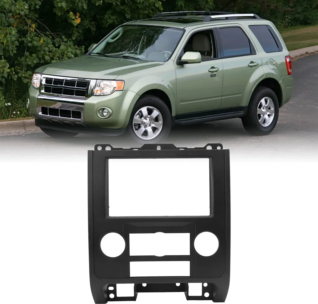 Kit Support Stéréo Double DIN Ford Escape 2009+ Finition ABS Renforcé