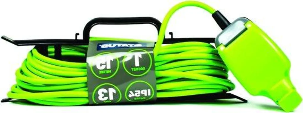 Rallonge électrique extérieure 15m idéale pour tondeuse et outils 13A