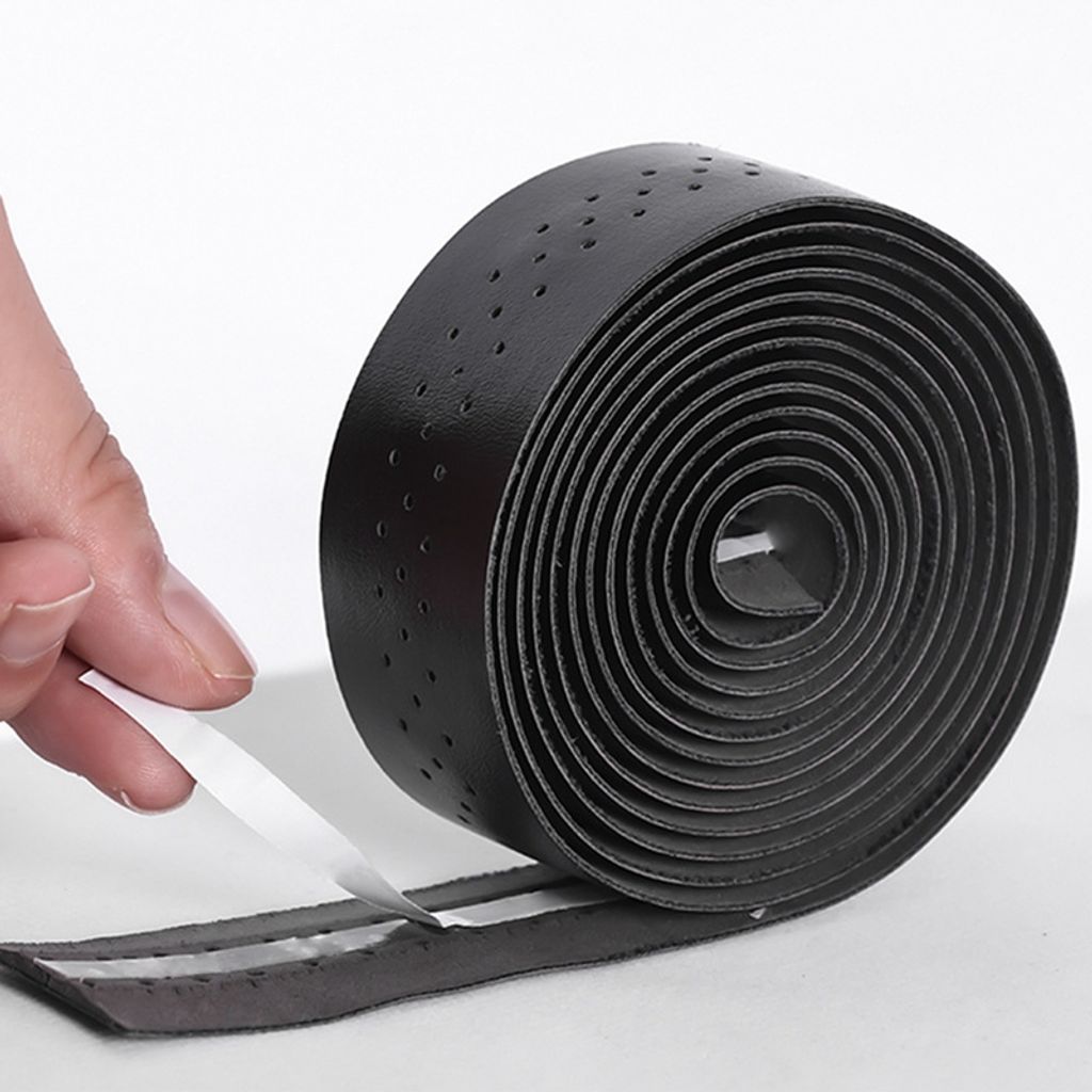 Xrten Rennrad Lenkerband 2 Rollen - PU Leder, Stoßdämpfend, Rutschfest, Inklusive Endkappen