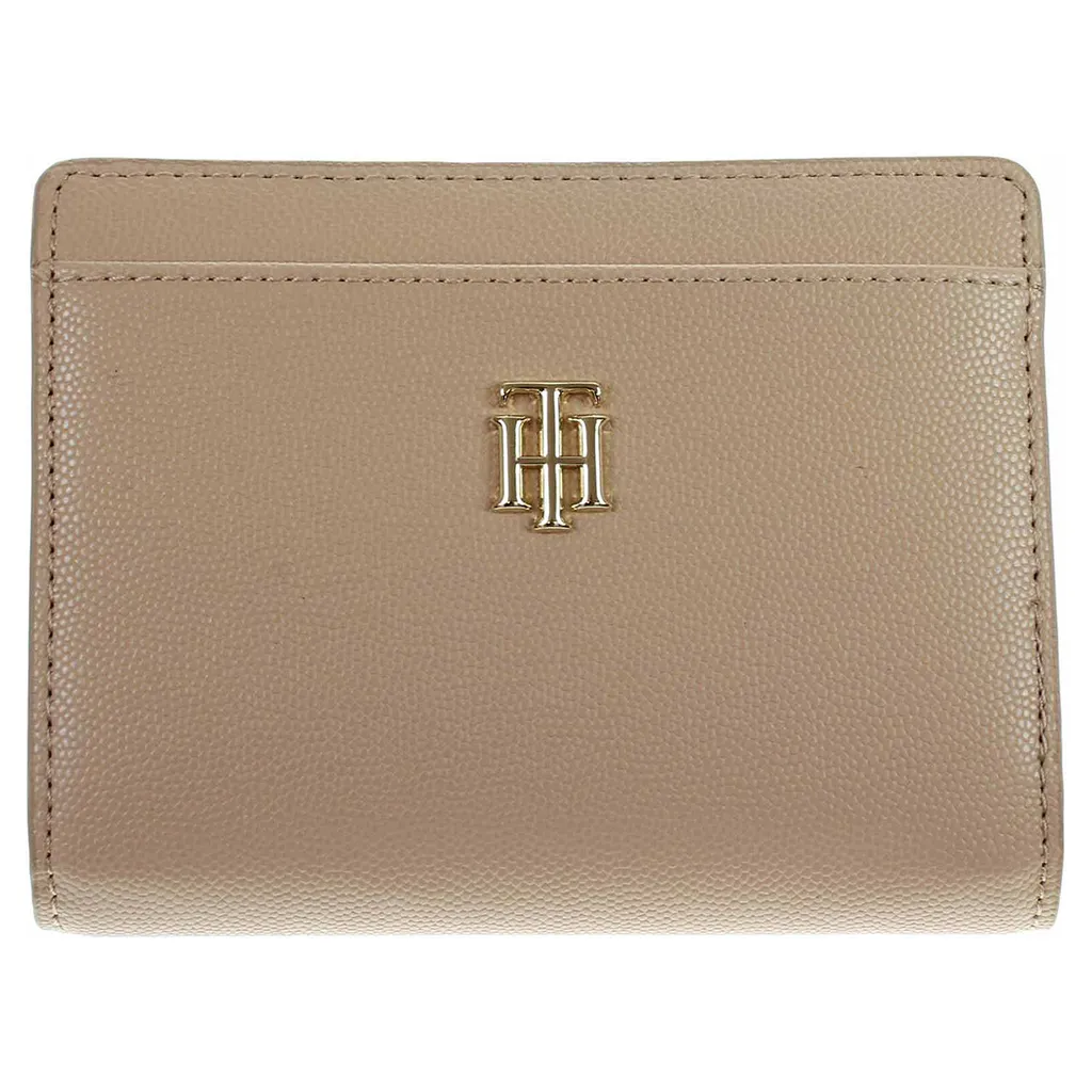 Porte-monnaie Tommy Hilfiger AW0AW11616 finition grainée sable