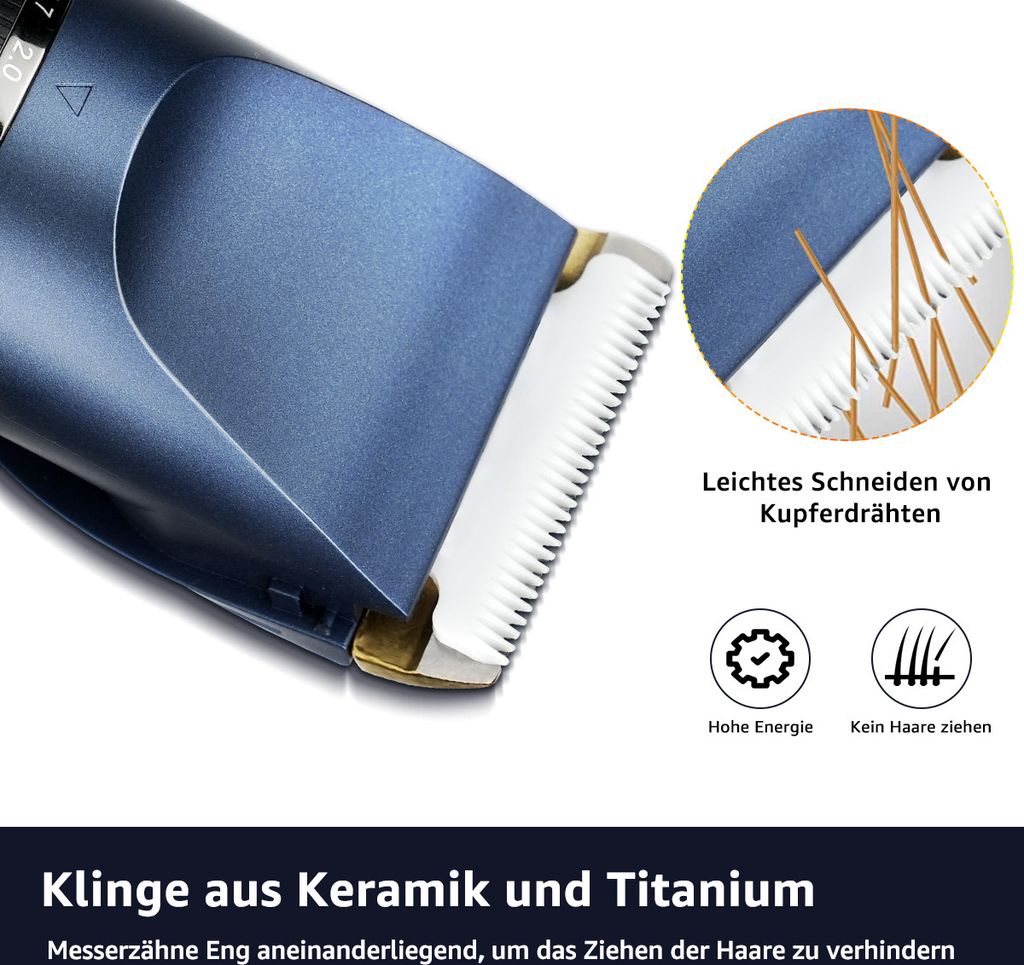Profi Wasserdicht Haarschneider,  Keramik Produktbild 3