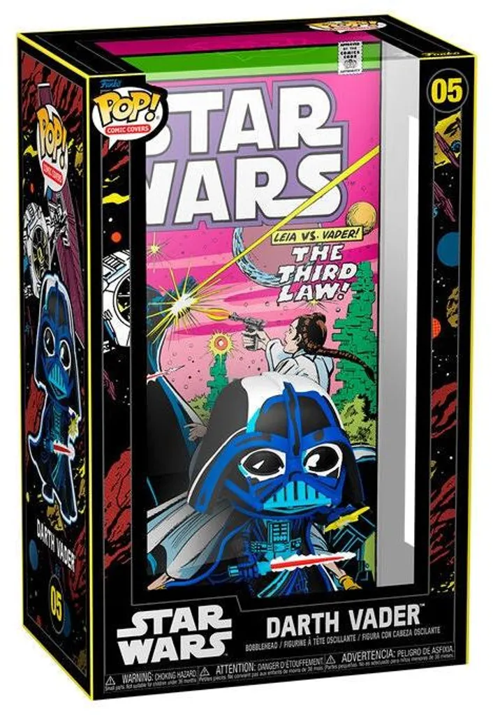 Protégez votre collection Star Wars avec cette Pop Dark Vador sous vitrine