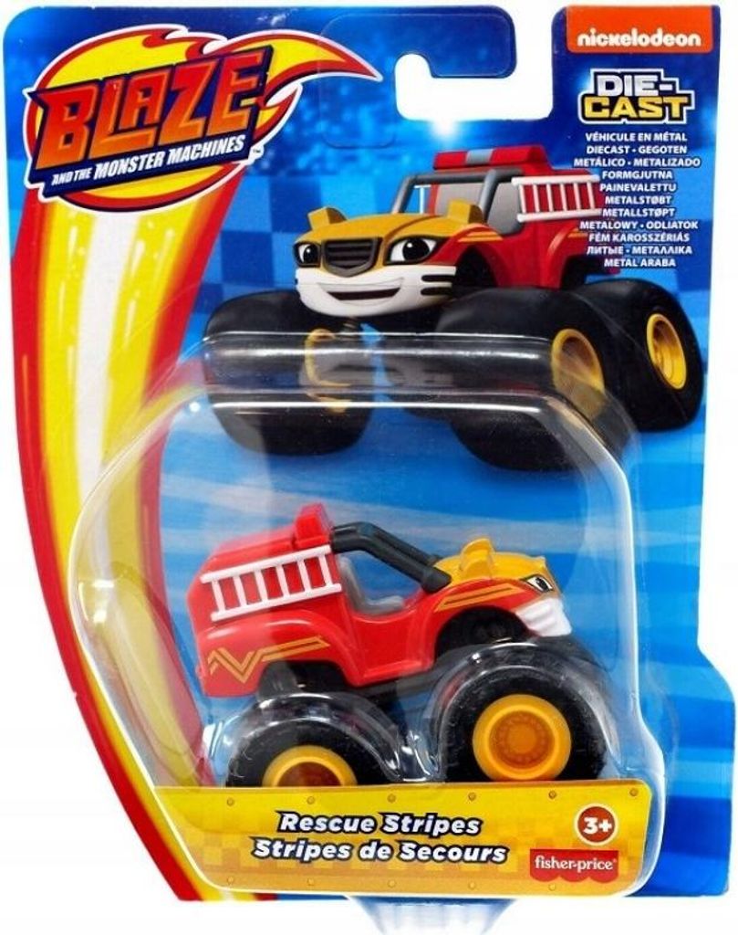 Fisher Price. Blaze veicolo in metallo GYC99 STRIPES Immagine del prodotto 
