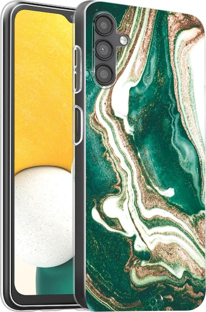 Hülle für Samsung Galaxy A13 5G / A04s Schutzhülle Marmor Motiv Handy Case Silikon Slim Cover