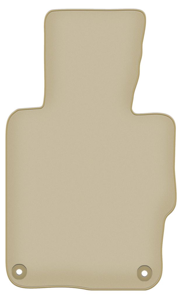 Fahrerfußmatte Velours PREMIUM beige passend für BMW Z3 E36/7 (1997-2002, Cabrio) – mit Befestigungen – passgenau