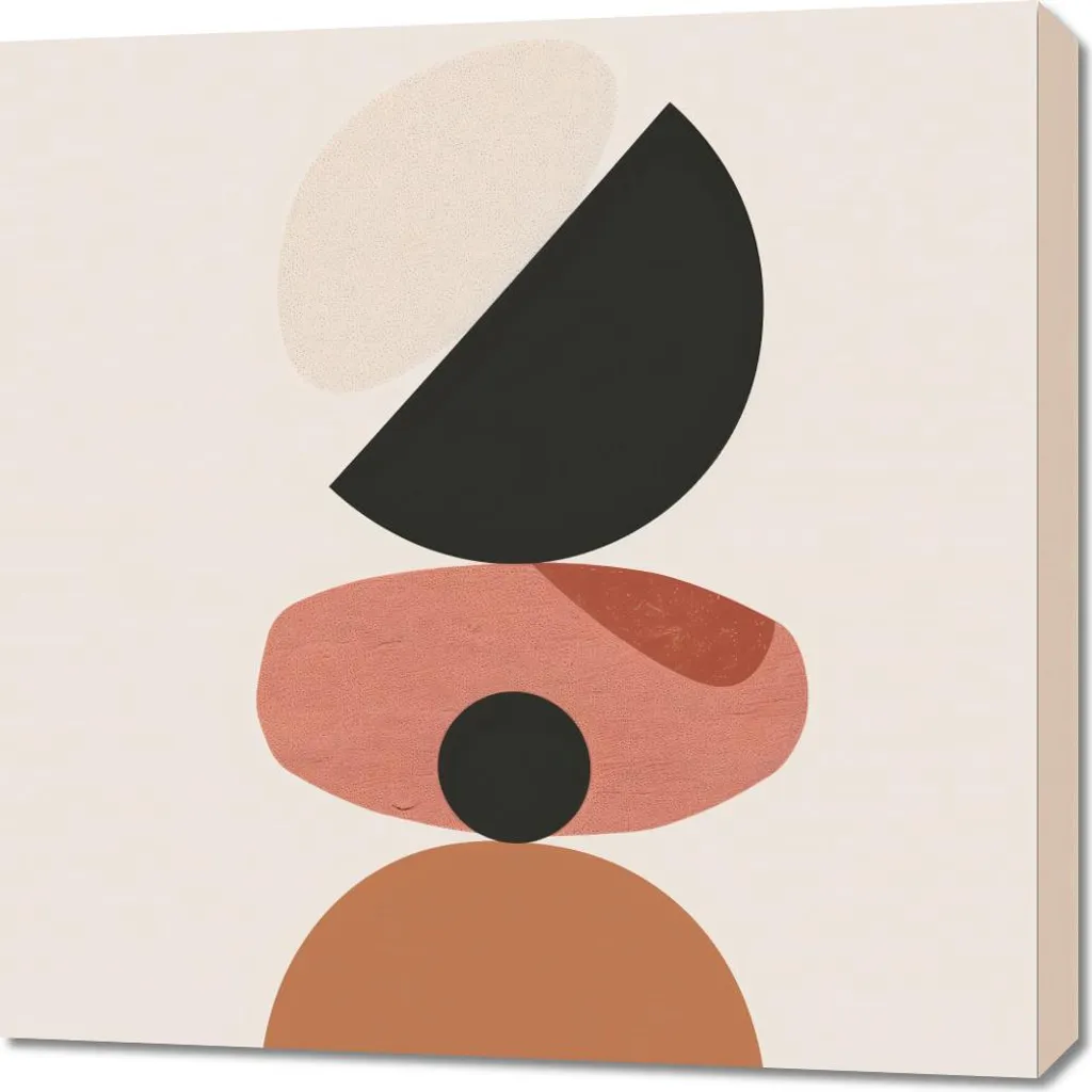 Tableau Image 70 x 70 cm Composition équilibrée pour décoration murale