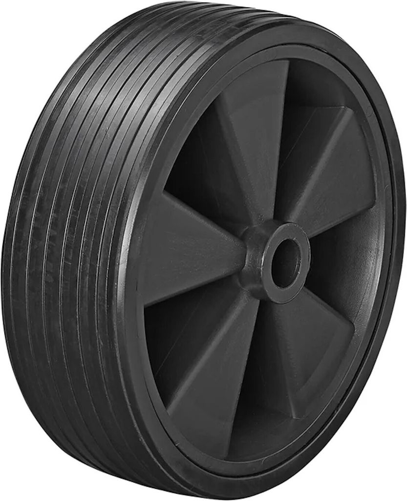 1 x Stützrad Achsbohrung 20mm Ersatzrad Vollgummirad 220x70 Produktbild 