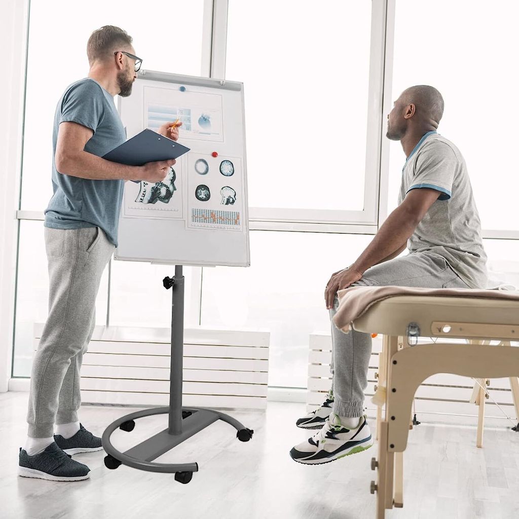 Flip Chart Magnetická tabule Flip Charts Multifunkční bílá Obrázek produktu 8