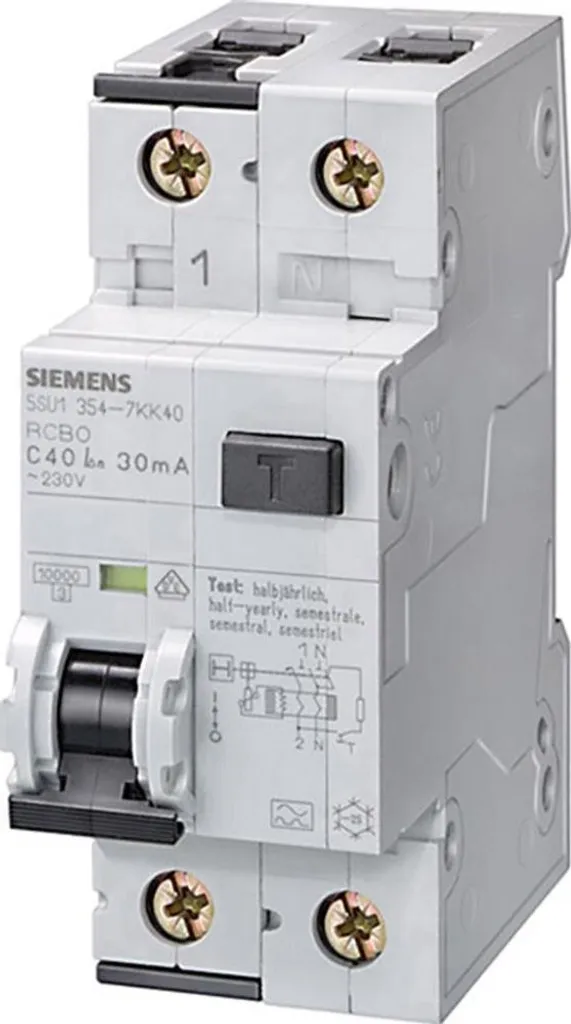 Disjoncteur Différentiel de Ligne Siemens 10A 230V 2 Pôles Fiable