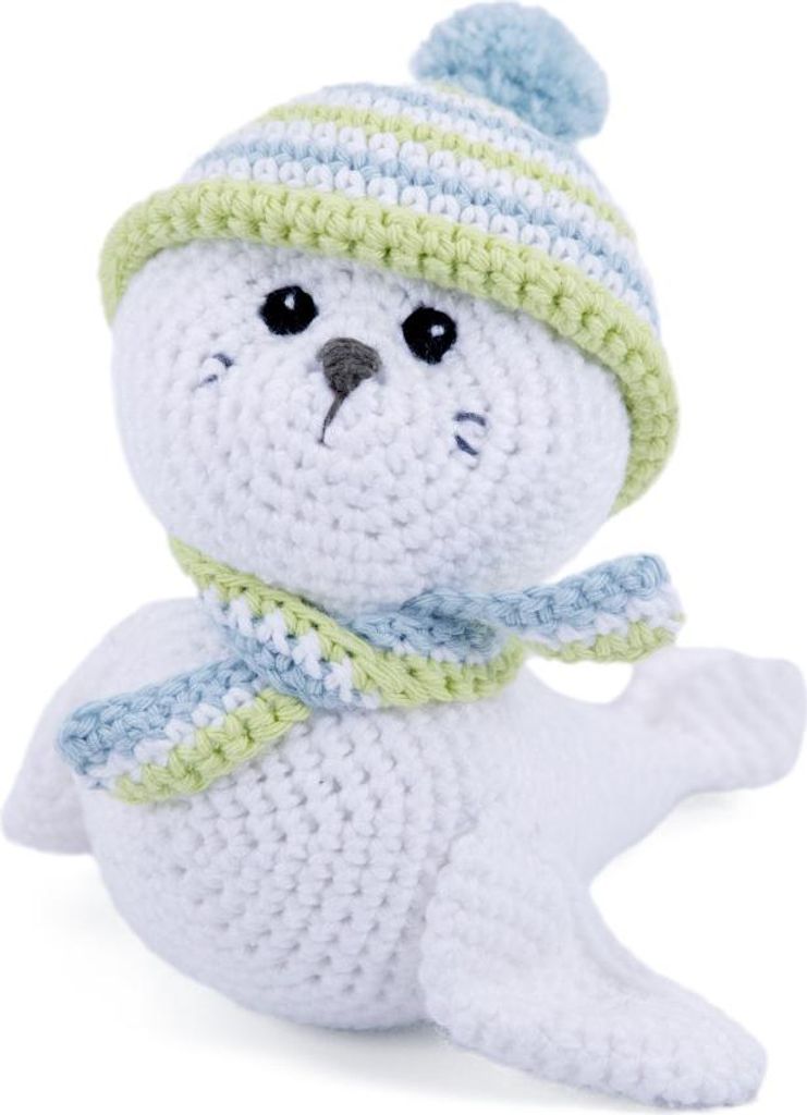 Set de crochet Gründl doudou,girafe Gina,âne Eddy,phoque Image du produit 