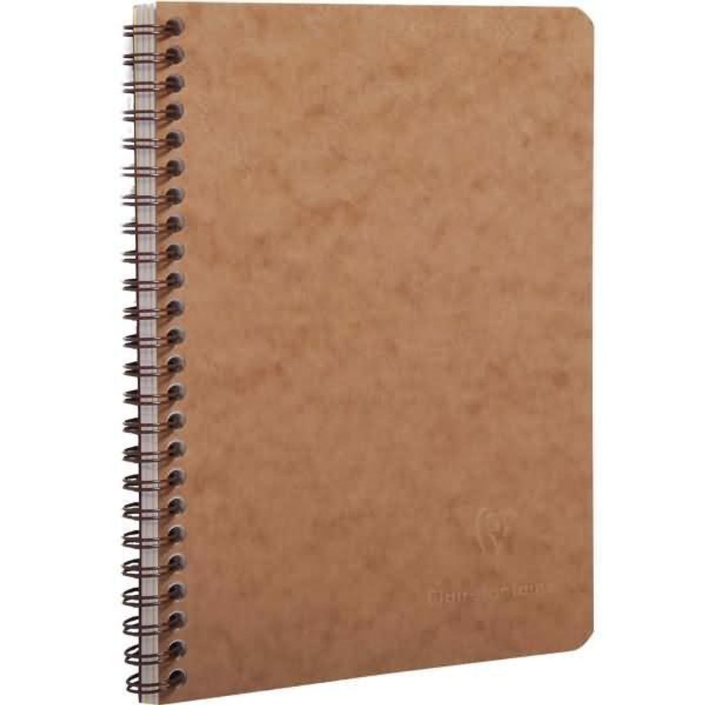 Clairefontaine Notizheft AgeBag 9,5x14 Spi lin 50Bl br