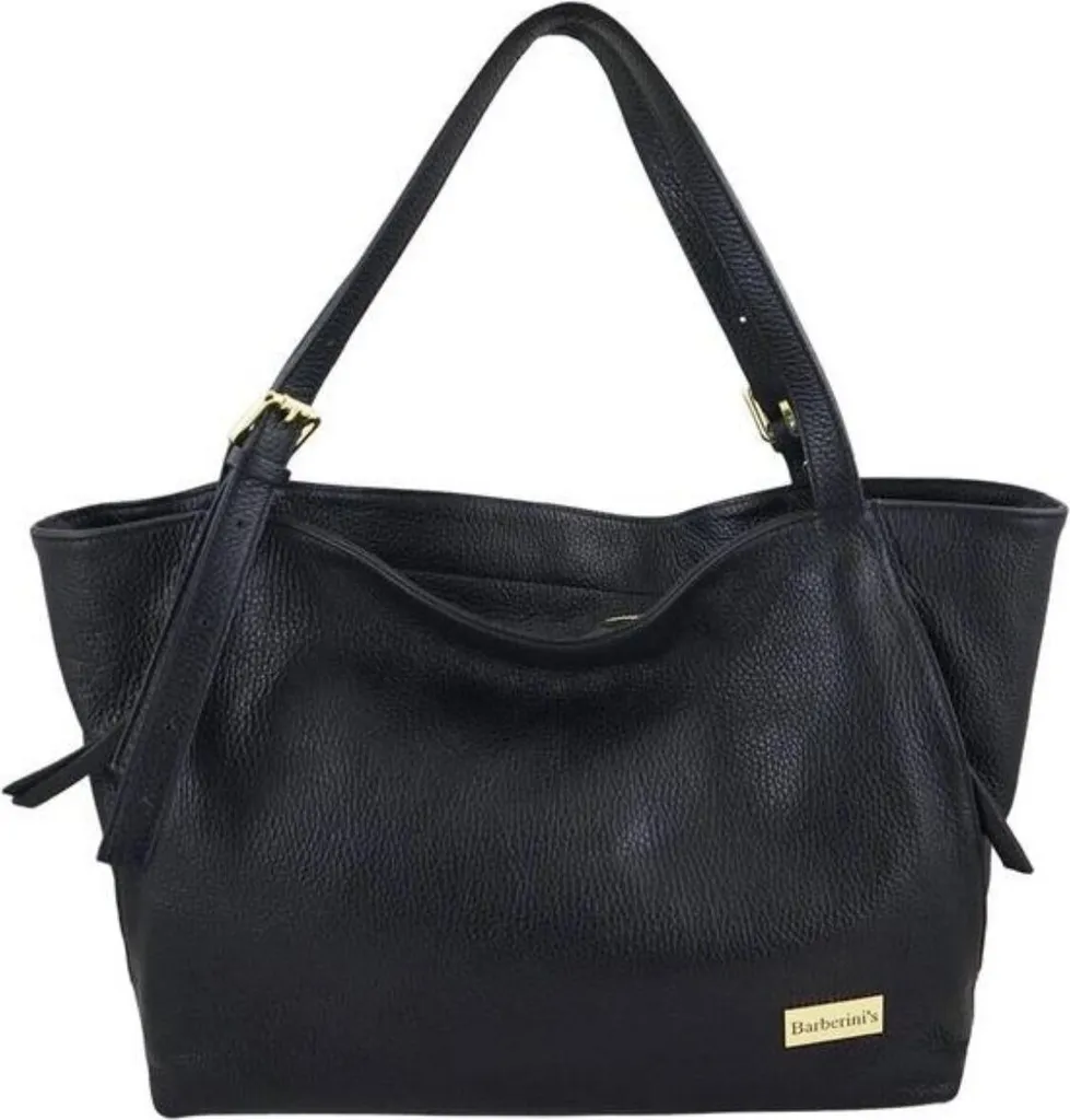 Sac grand cabas zippé Barberini's anti-vol en cuir spacieux femme