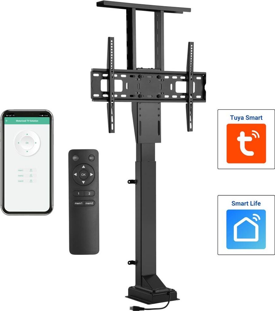 MKF-19DM648 Držiak SMART TV, motorizovaný, VESA 600x400, Obrázok produktu 